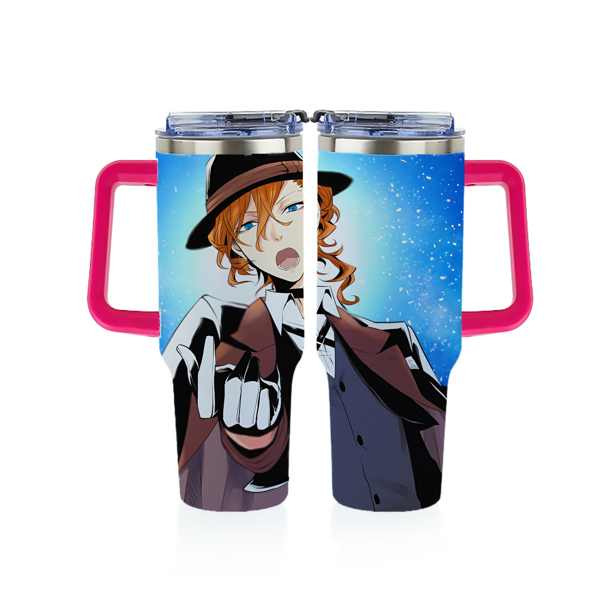 （画像用） 文豪ストレイドッグス Bungo Stray Dogs 1200ｍLフルプリント車用タンブラー